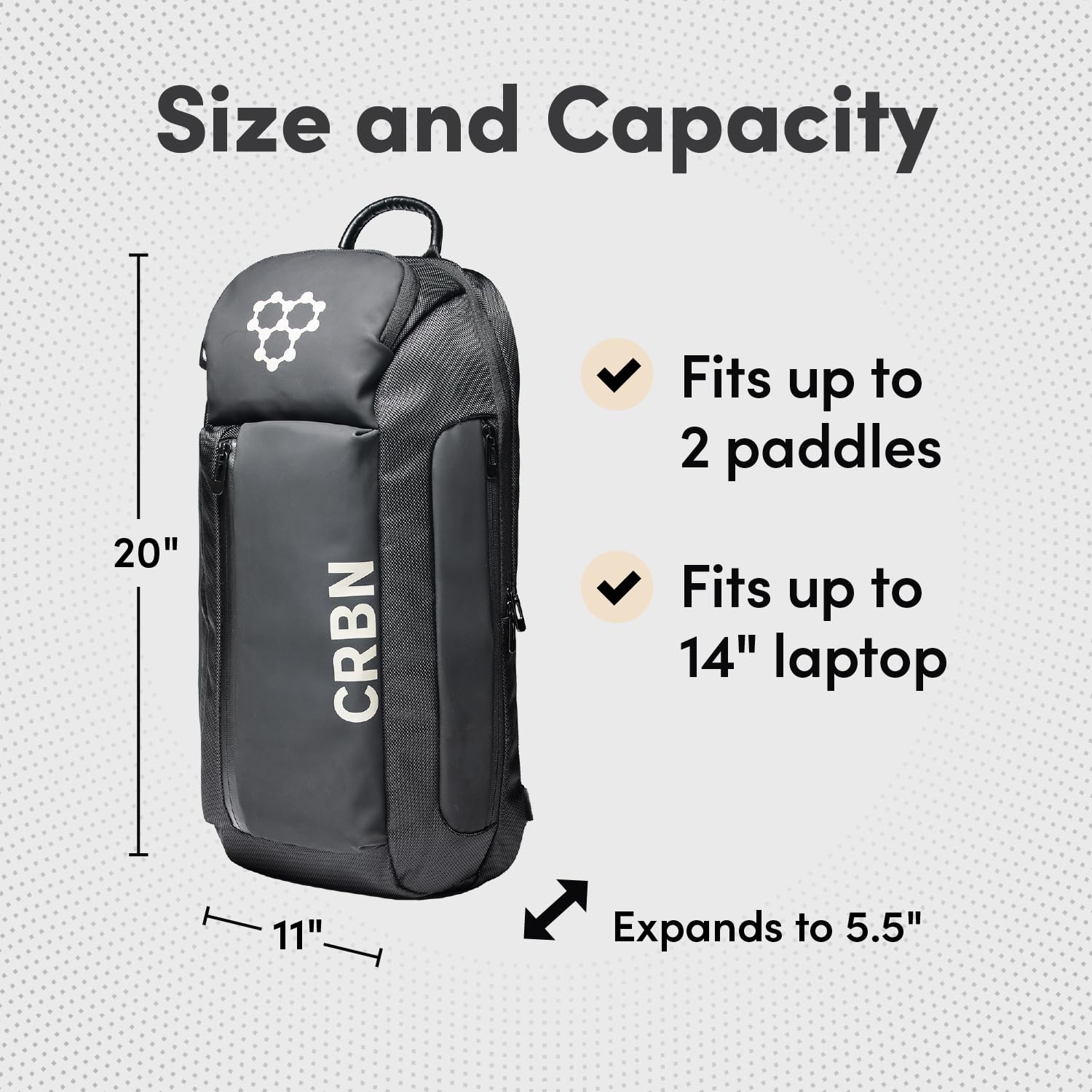 Amazon.com : CRBN Pickleball - Sling Bag – Pro Team Water 