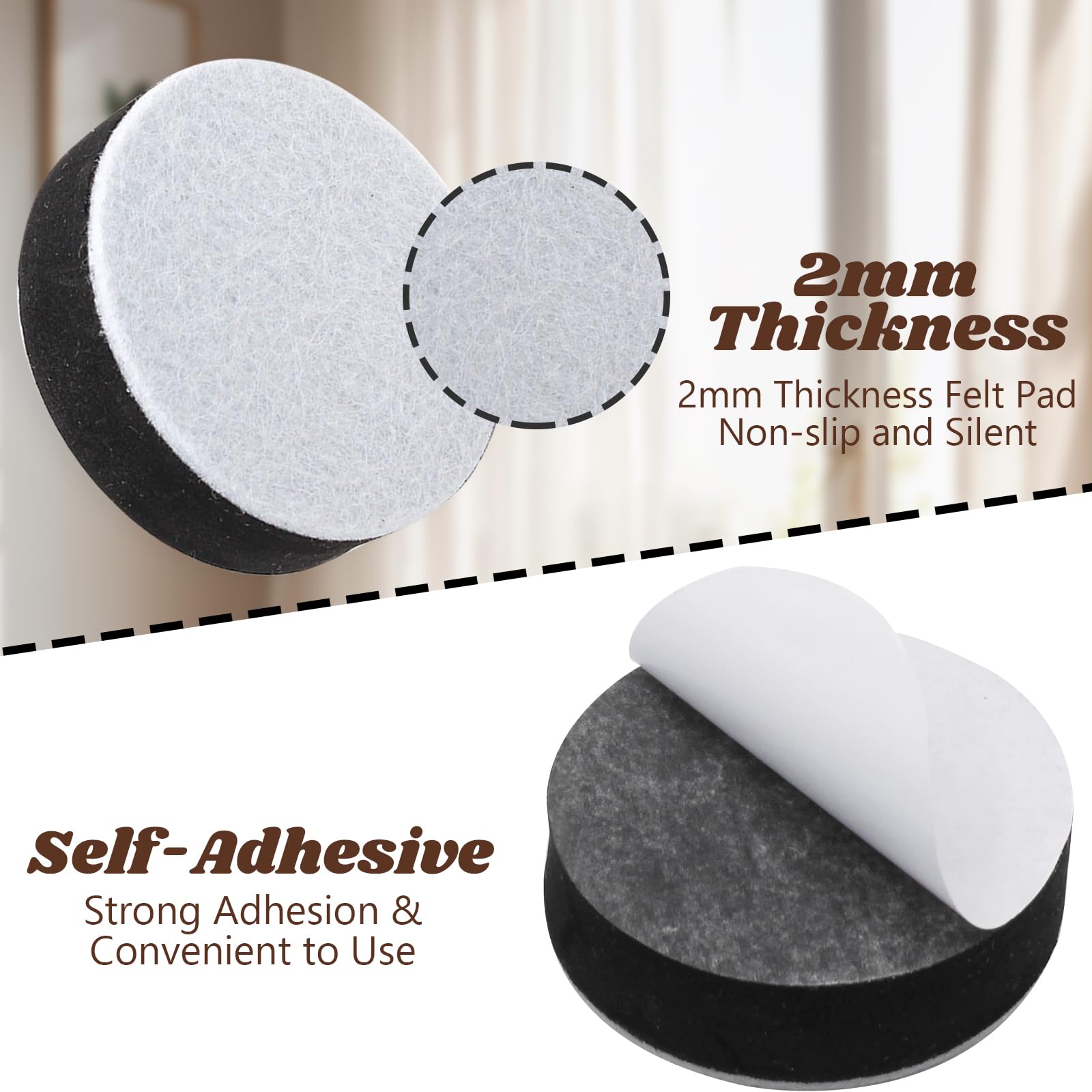 Amazon.com: Kyuionty Self-Adhesive Furniture Bed Risers Set of 12