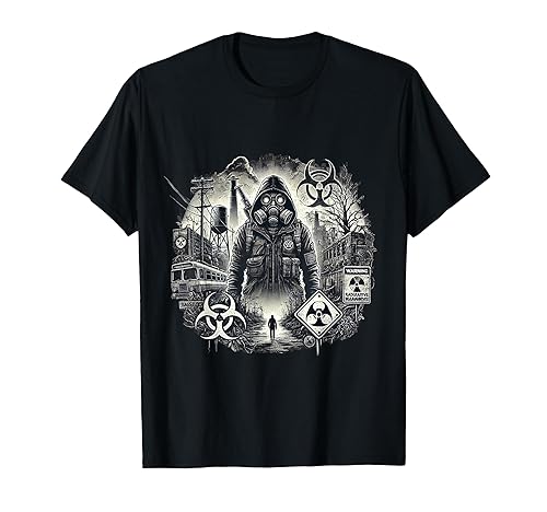 Chernobyl Exclusion Zone Radiation Danger Fan del gioco Stalker Maglietta