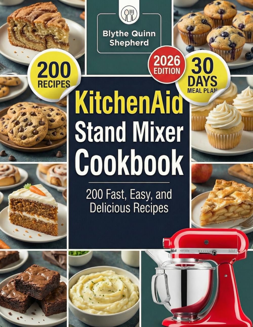 KitchenAid Stand Mixer Cookbook: 200 Fast, Easy, and Delicious Recipes