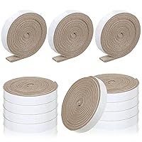 Vista 1 de Tiras de fieltro de 1/2 x 60 pulgadas con cinta adhesiva de fieltro, rollos de tiras de fieltro, autoadhesivos, de poliéster resistente