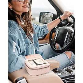 LETGO Clear Makeup Bags Small, Small Clear Makeup Bag for Purse,Mini Clear Makeup Pouch Purse Organizer Fit Carry-on Travel Essentials,Clear Cosmetic Bags for Car Accessories for Women (Mini-Beige)