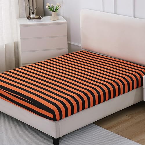 Miniatura 7 de Vaulia Sábanas de microfibra suave, estampado de mármol, juego de 3 piezas (1 sábana bajera, 2 fundas de almohada) (negroblanco, King)