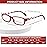 Kerecsen Computer Reading Glasses for Women Blue Light Blocking Glasses for Reading Fashion Pattern Print Eyeglasses for Womens(Mix Color -7, 2.75)