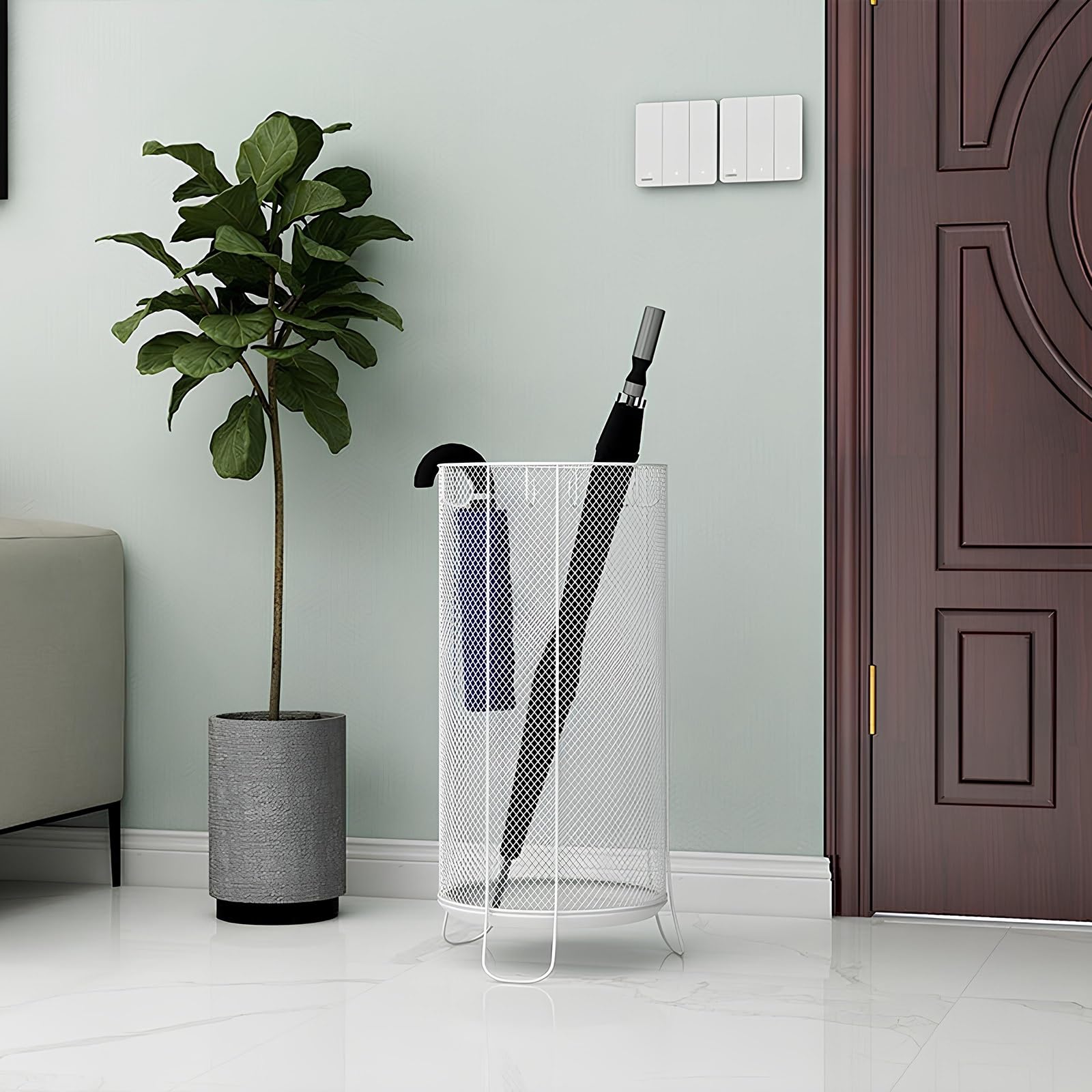 Porte-parapluie pour entrée afin d'éviter les sols glissants de bureau