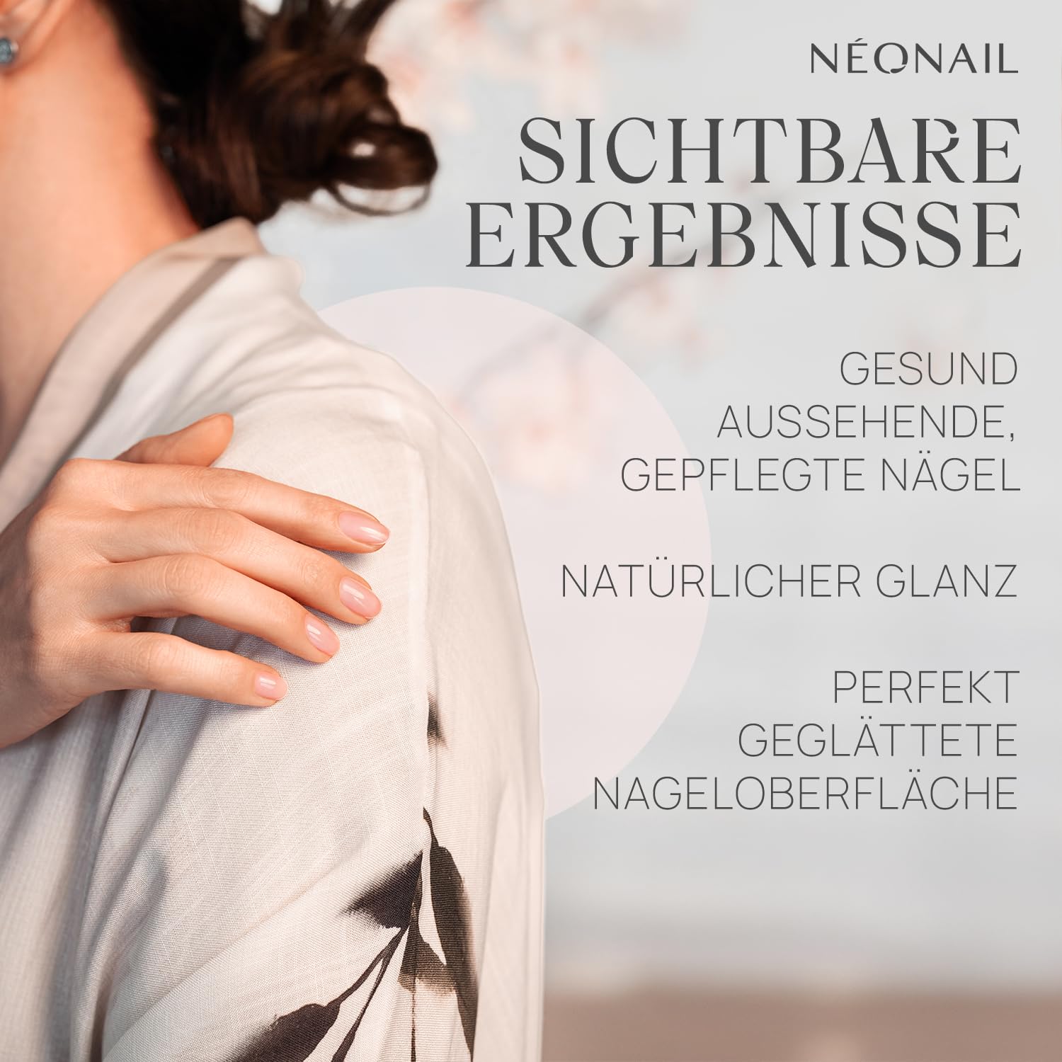 NÉONAIL Japanese Manicure Ritual – Japanisches Maniküre Set mit Kosmetiktasche, Nagelfeile & Buffer für Nägel - Nagelpflege Set für natürliche glänzende Fingernägel - Nägel selber machen Set