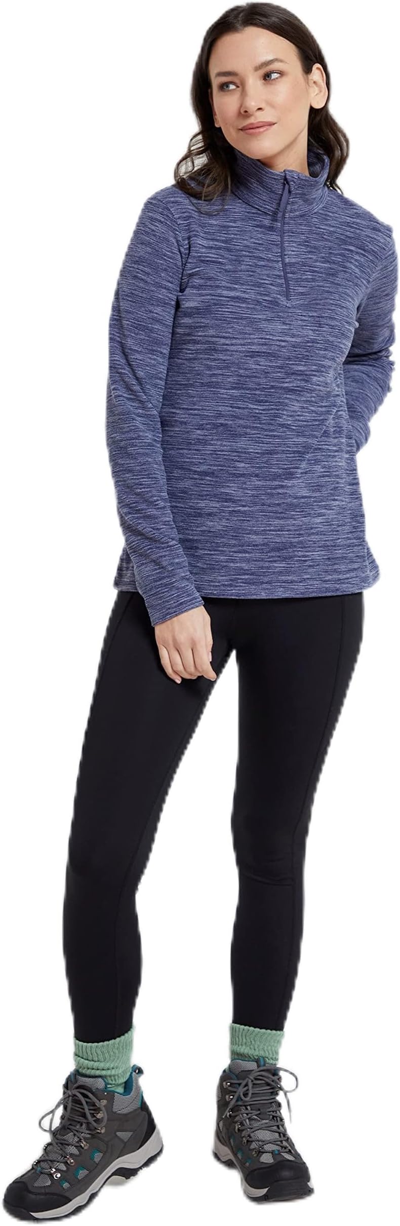 Camber Half Zip Women's Fleece - Lightweight, Warm & Cosy Half Zip Sweatshirt - Best for Spring Summer, Camping, Outdoors, Travelling & Hiking