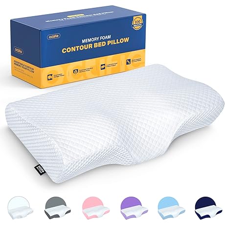 Adjustable Cervical Pillow for Neck and Shoulder Pain Relief