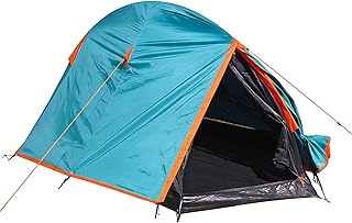 Zelt 2 Personen, Camping Kuppelzelt Einstab Ultraleicht, wasserdicht & Winddicht, 3-4 Saison, Doppelwand Trekking Hiking Backpacking Einmann Biwakzelt