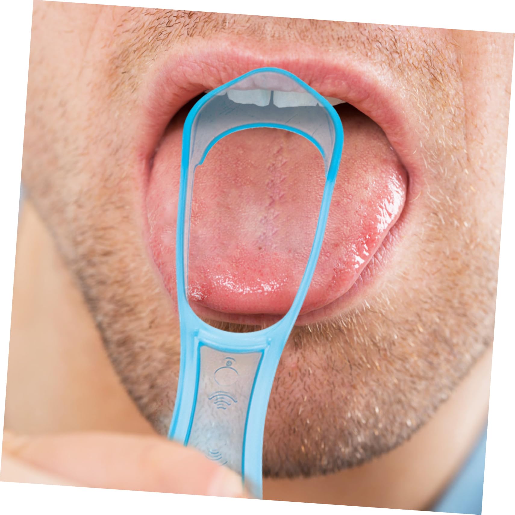 4 Set Raschietto Linguale Per Adulti Pulitore Per Lingua Ergonomico Materiale Sicuro Design Con Gancio Per Facile E Colori Trasparenti E 15 Pezzi * 4