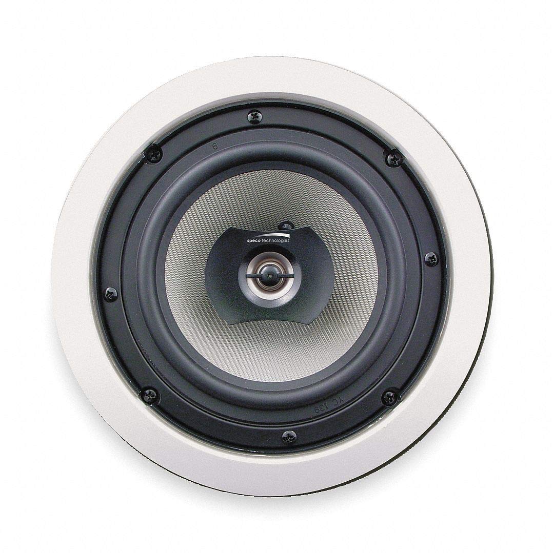Speco Technologies Speakers, 6 1/2 In, In-Ceiling, PK2 - SPCBC6