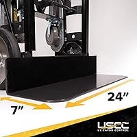 Vista 3 de US Cargo Control Carretilla de electrodomésticos resistente con escalador de escaleras y ruedas de retroceso, capacidad de 1,200 libras, camión