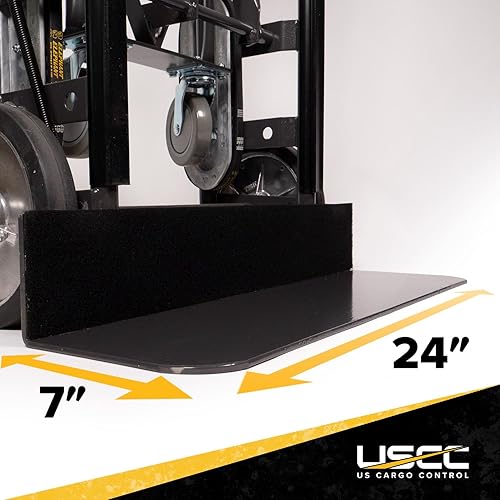 Miniatura 3 de USCC - Camión de mano de acero - Carretilla de mano resistente de 1000 a 1200 libras - Carretilla de mano para electrodomésticos con sistema de