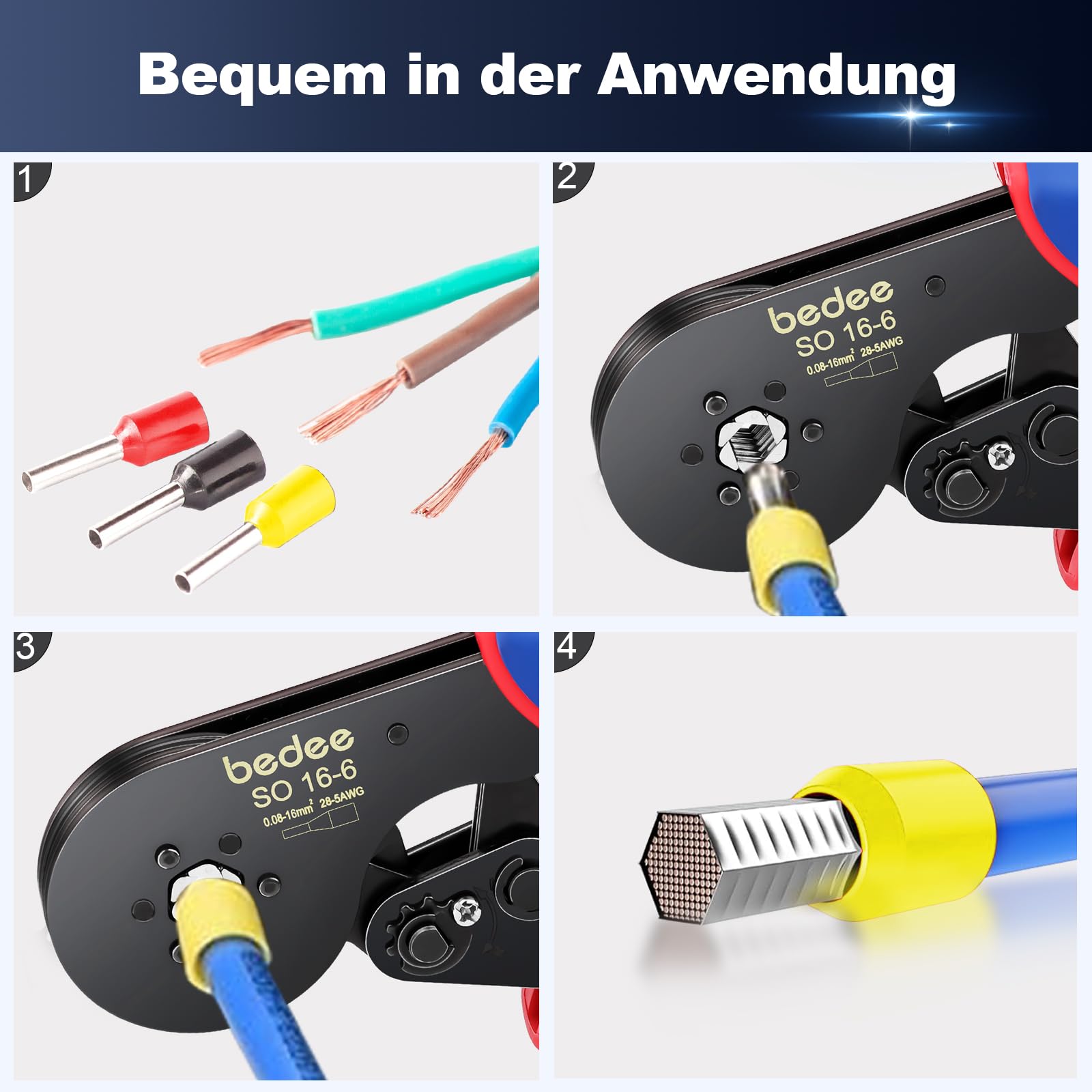 0,08 – 6 Mm, Pinza Crimpatrice Auto-regolabile - Foto 5