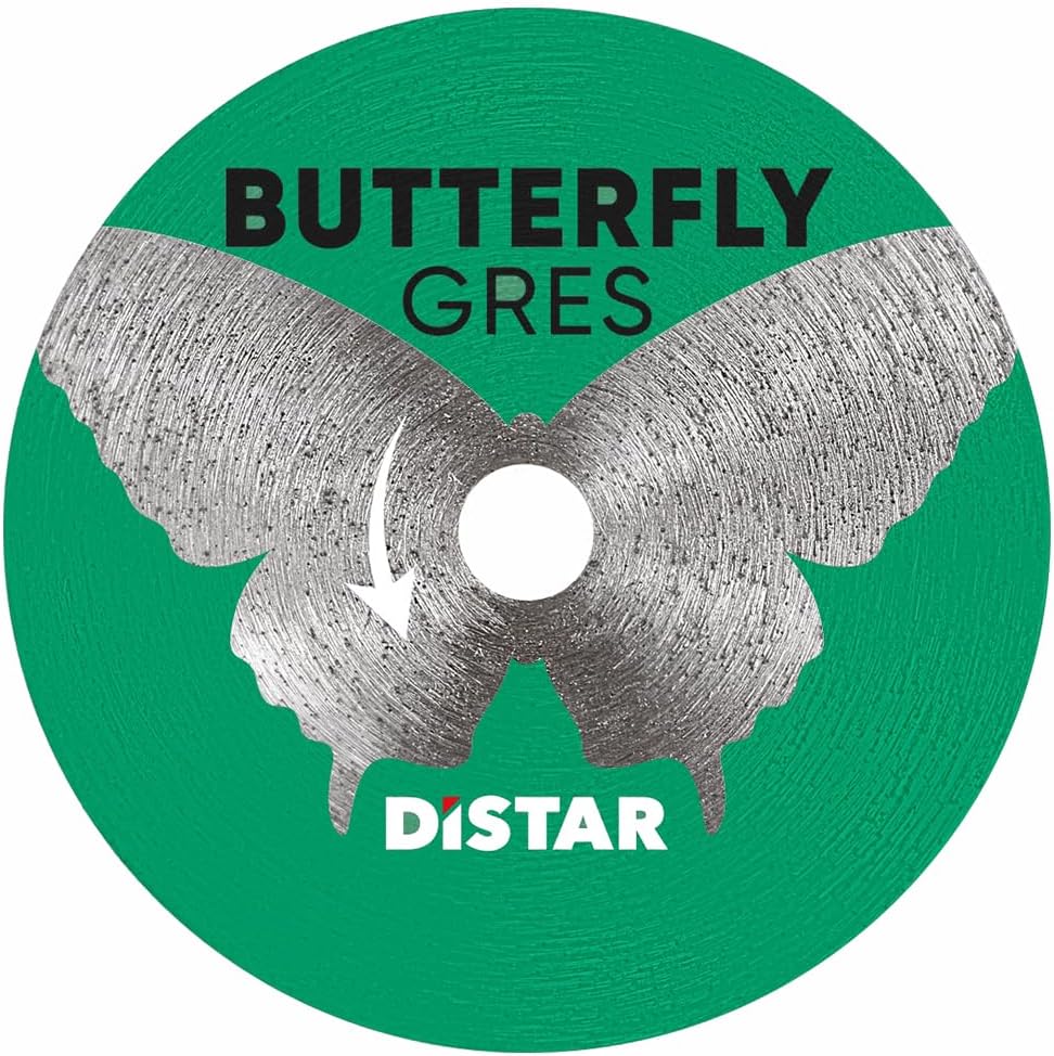 Butterfly 2" Diamond Tile Cutting Wheel for Dremel & Rotary Tools – 0.6mm Solid Diamond Layer, Ultra-Thin 1.2mm Wet Cut Disc for Porcelain, Ceramic & Mosaic | Low Chipping