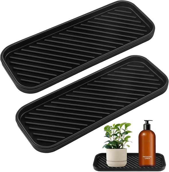 Smivyhp Silikon Spülbecken Organizer 2 Stück
