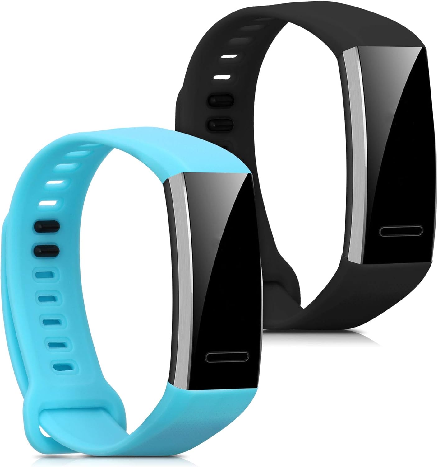kwmobile Watch Bands Compatible with Huawei Band 2 / Band 2 Pro - Straps  Set of 2 Replacement Silicone Band - Light Blue/Black : Amazon.co.uk:  Electronics \u0026 Photo