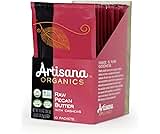 Artisana Organics Raw Pecan Butter with Cashews - No Sugar Added, Just Two Ingredients - Vegan, Paleo and Keto Snack, 1.06oz Pouches (10 Pack)