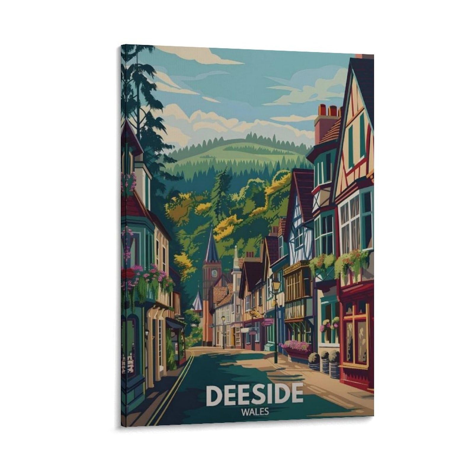 Poster Deeside impression sur toile premium de 40 x 60 cm - 8