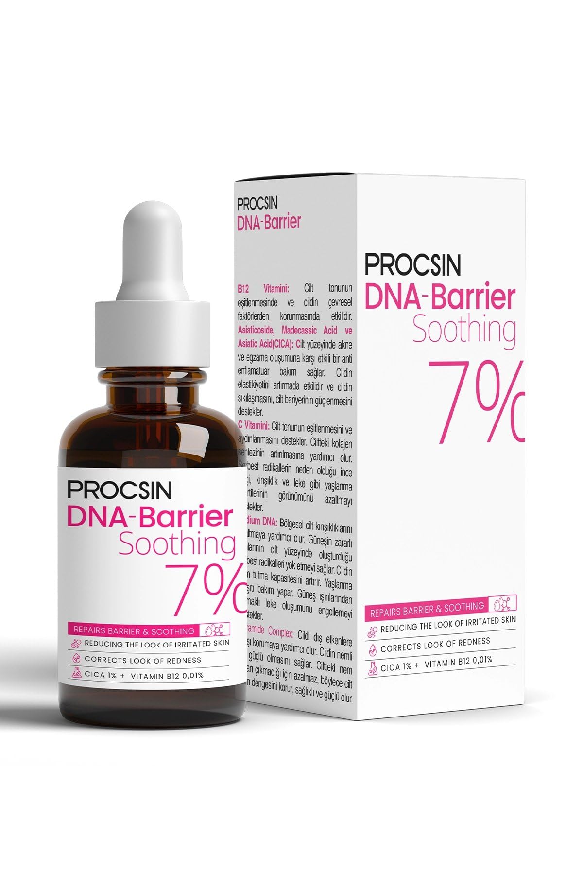 PROCSIN DNA-Barrier Soothing Cilt Bariyeri Onarıcı Güçlendirici Serum 30 ML