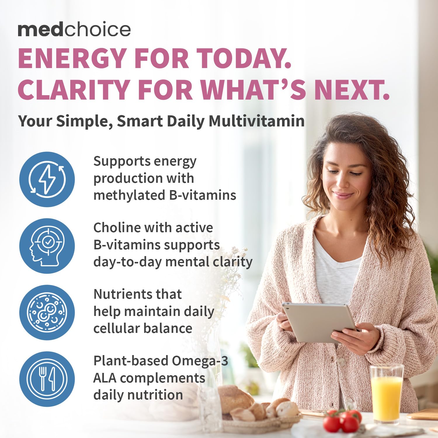MEDCHOICE Complete 29-in-1 Methylated Multivitamin with Omega-3, 70ct — Amazon image 5