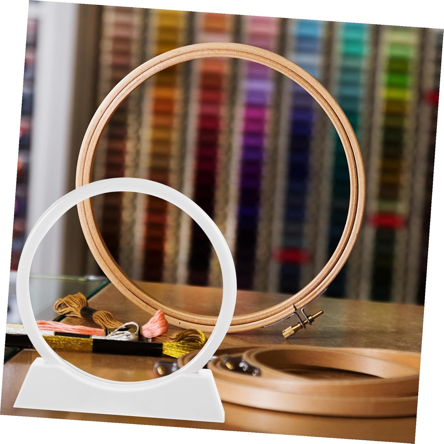 BESPORTBLE DIY Moving Sand Painting Kit Round Flowing Sand Ornament for Desktop Decoration Easy Maintenance for Home Bedroom Office