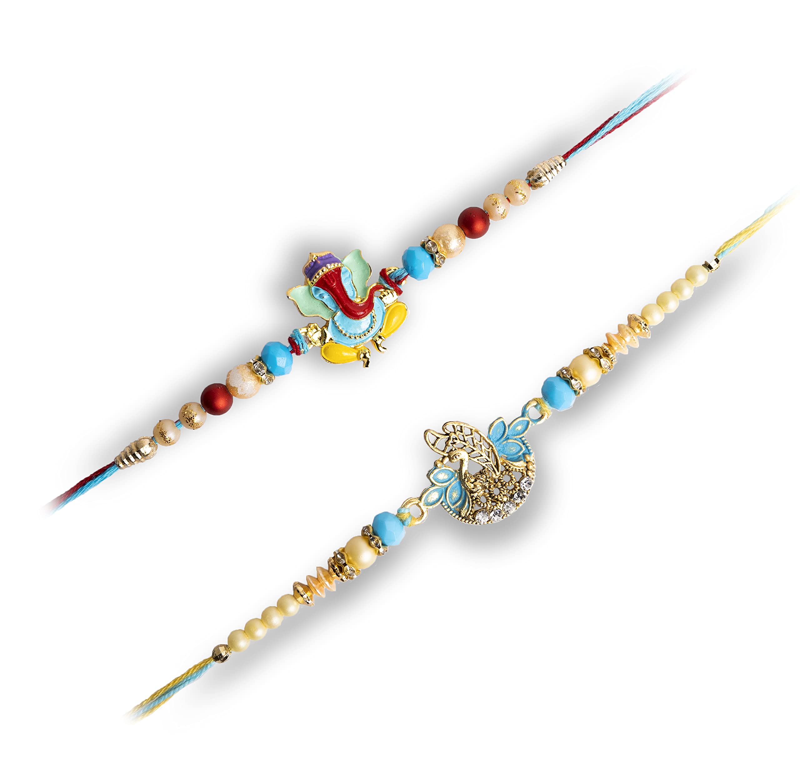 Parag Rakhi Rakhi Combo Beads with Roli & Chawal Rakhi Bracelets for Girls, Boys and Couples, Set of, with Roli & Chawal (3) (B093BQ8PCL) Amazon Price History, Amazon Price Tracker