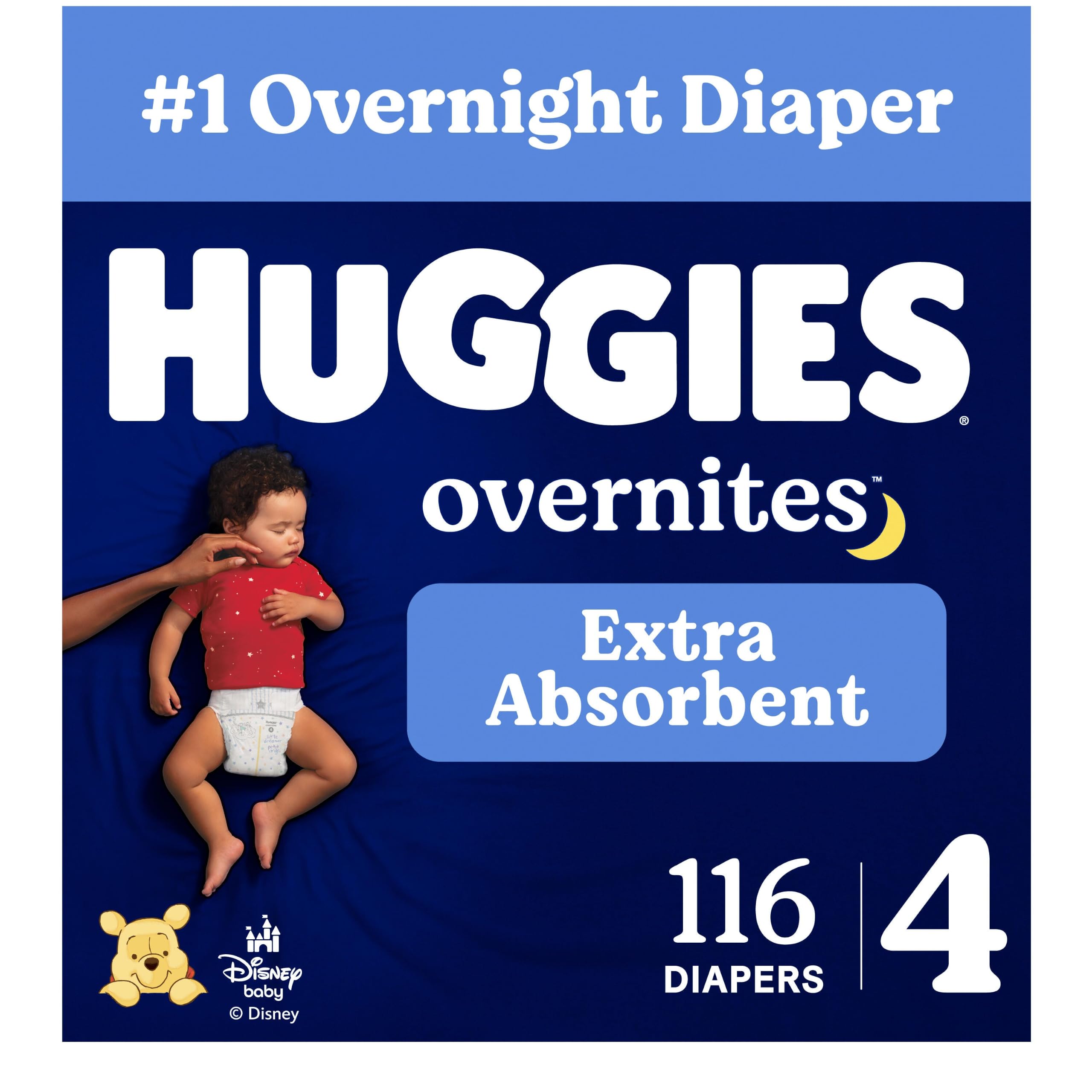 Huggies Overnites Diapers Size 4