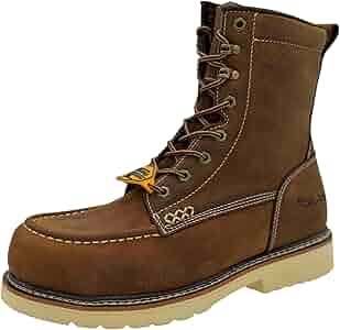 Amazon.com | Ad Tec Men's Apex 8” Composite Safety Moc Toe Work