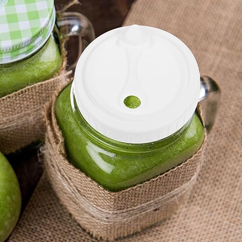 Miniatura 9 de Hemoton Tapa de frasco de boca ancha, accesorio para frascos de bebidas, tapas de fugas para boca ancha