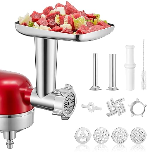 FOHERE Fleischwolf-Aufsatz für Kitchenaid