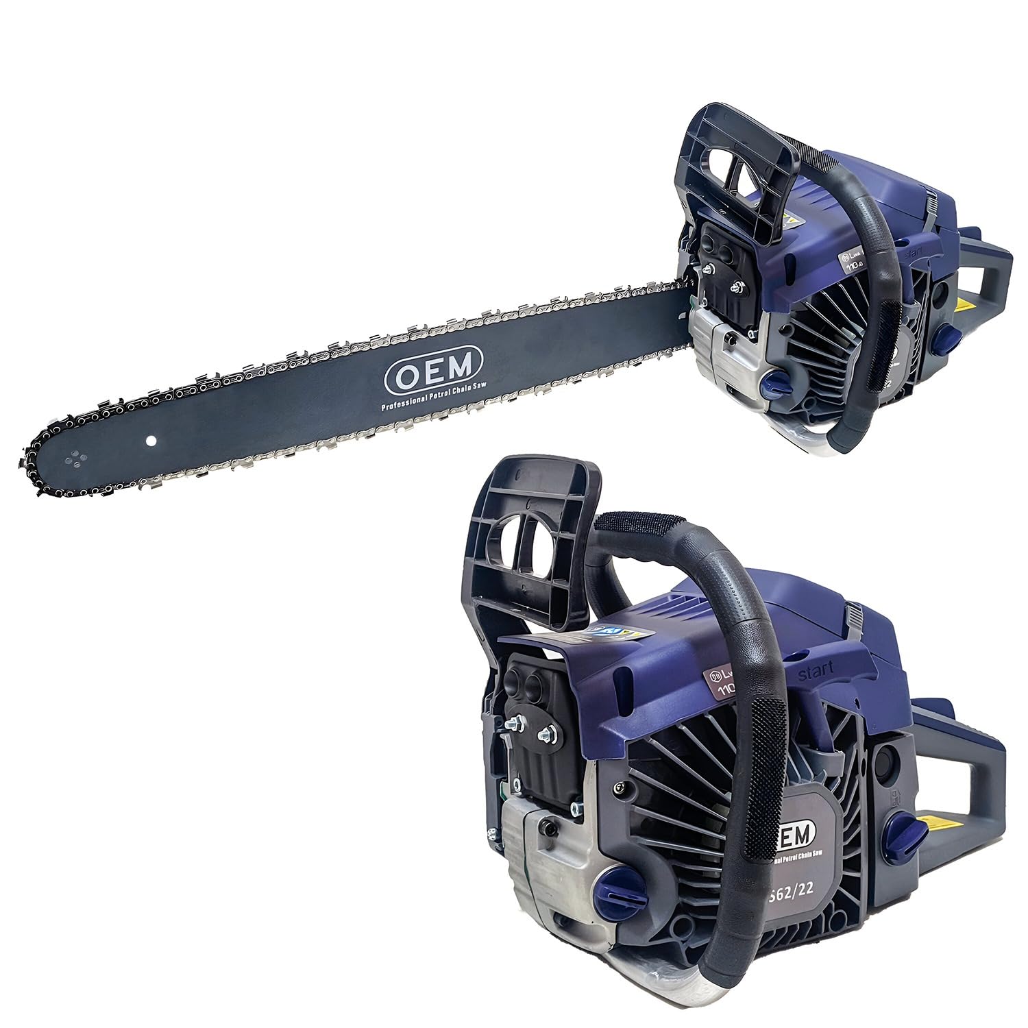 OEM Professional 62CC Petrol Chain Saw Machine | High-Power 2-Stroke Engine, 2.8kW Output | Large 560ml Fuel Tank | Diaphragm Carburetor | Perfect for Wood Cutting, Gardening & Outdoor Work-picture-19