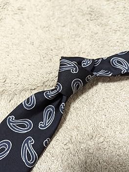 新品　フランコバッシ　franco bassi ペイズリーネクタイ FRANCO BASSI ネクタイ | ブラック ペイズリー柄 - Del Fiore