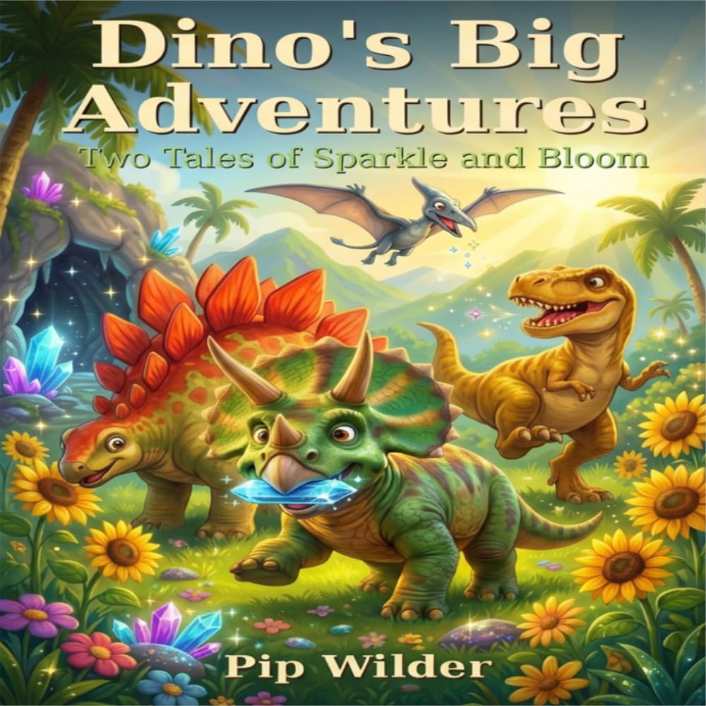 Dino's Big Adventures: Two Tales of Sparkle and Bloom