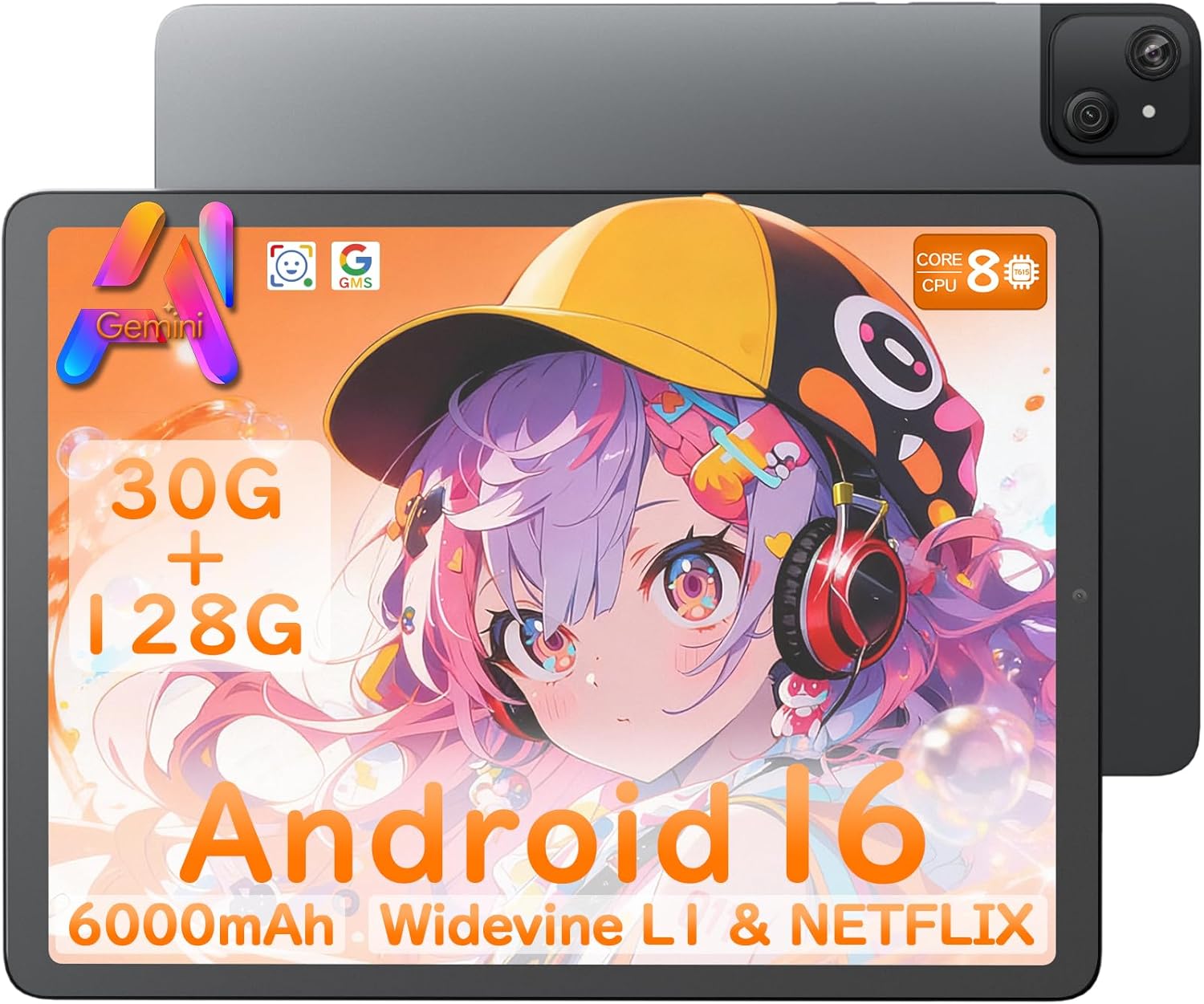 Android16 タブレット 30GB