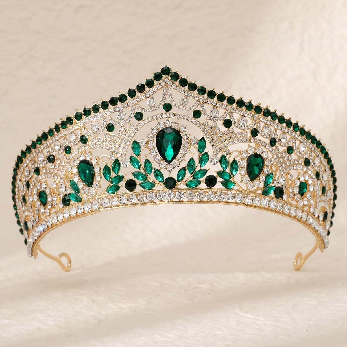 Tiaras and Crowns for Women,Crystal Wedding Tiara for Women Royal Queen Crown Headband Metal Princess Tiara for Bride Birthday Prom - Image 6