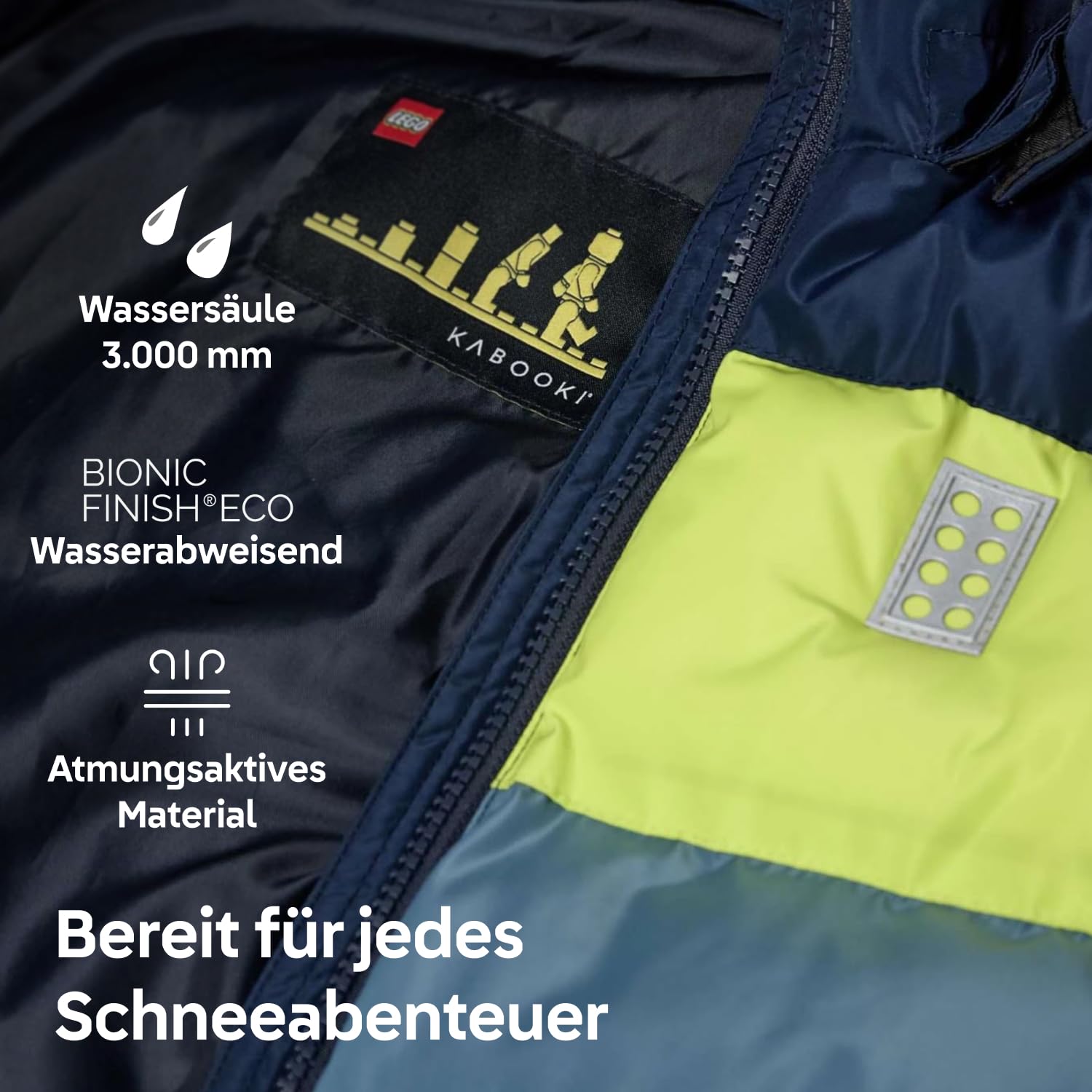 Kabooki LEGO® Jacke – Dunkelmarine – LWJIPE 705