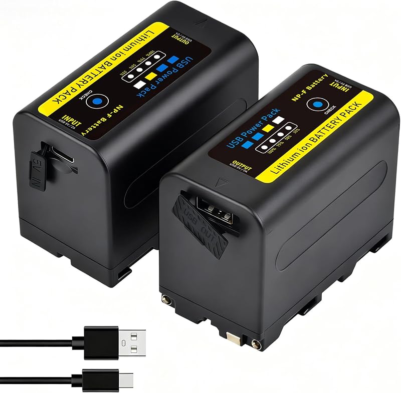 2-Pack Battery NP-F770 NP-F960