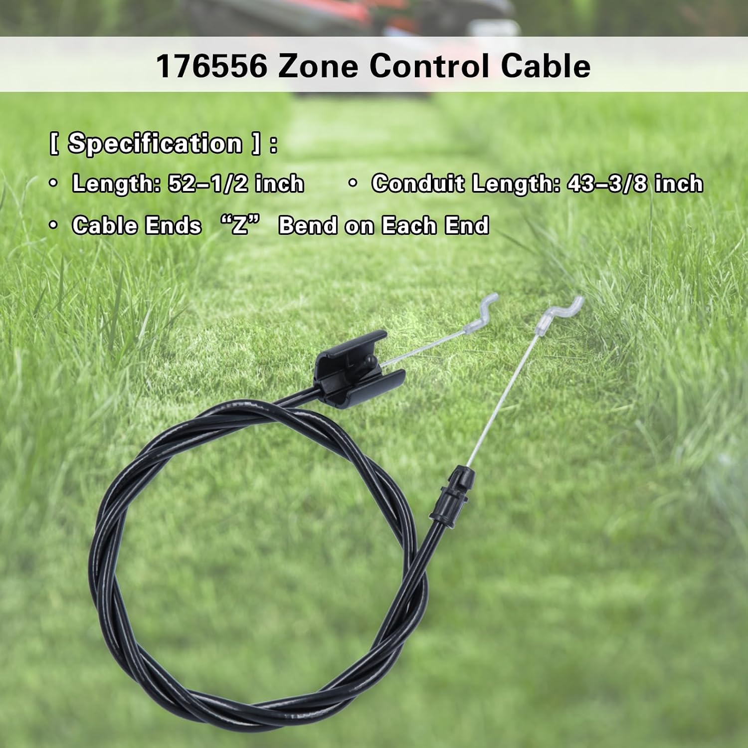 532176556 176556 Zone Control Cable for Craftsman Lawn Mower Cable, Murray Push Mower, Troy-Bilt 21’’ 22’’ Self-Propelled Mower Sears Lawnmower Parts, Replaces Husqvarna/AYP 532162778, 162778