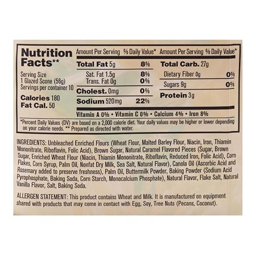 Miniatura 2 de Sticky Fingers Scone Mix (paquete de 2) bolsas de 15 onzas  Mezcla natural para hornear de bollos (caramelo salado)