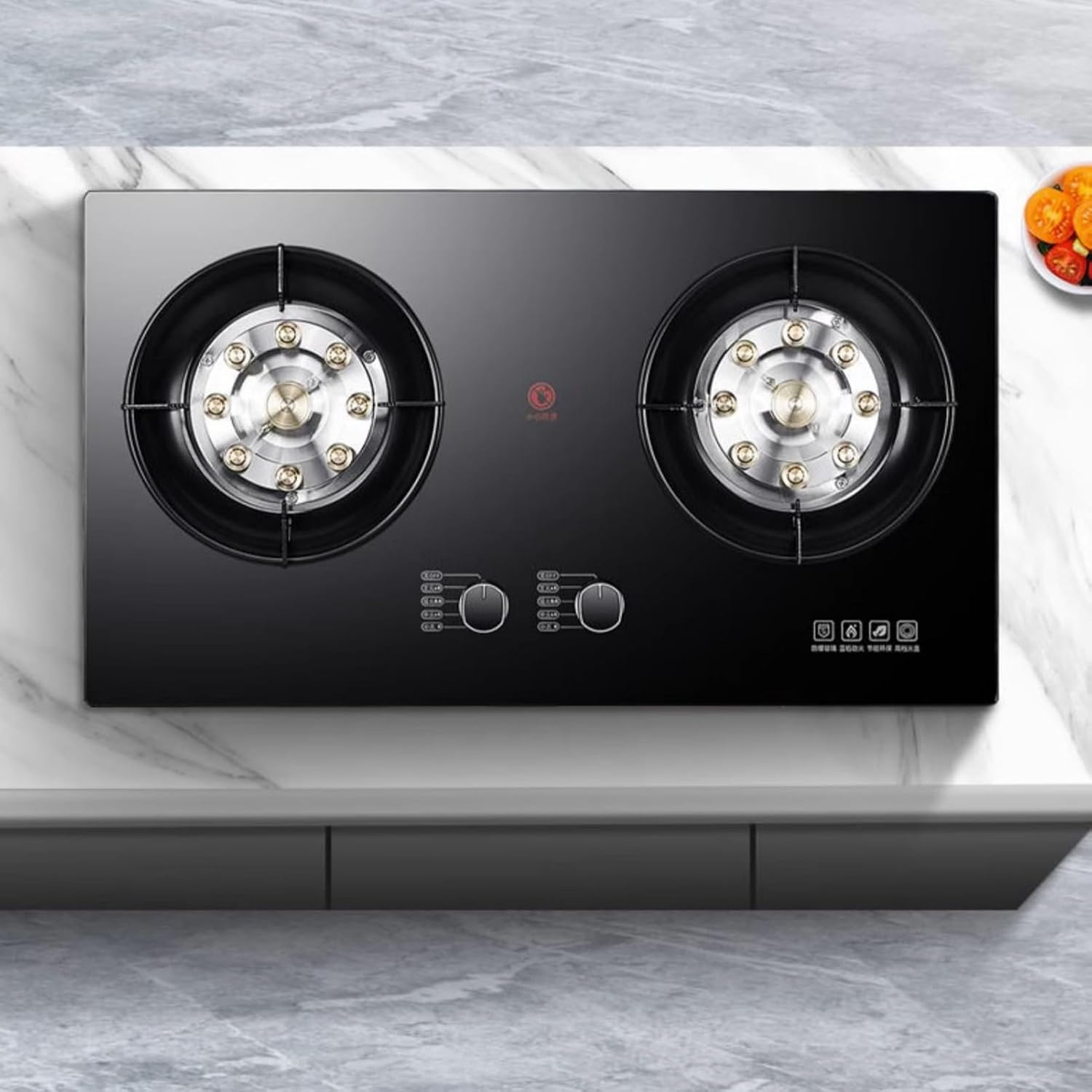 Gas Stove,5.2KW Camping Cooker,kitchen Counter Top,Accidental Flameout Protection Device,for Natural Gas/liquefied Petroleum(NG)