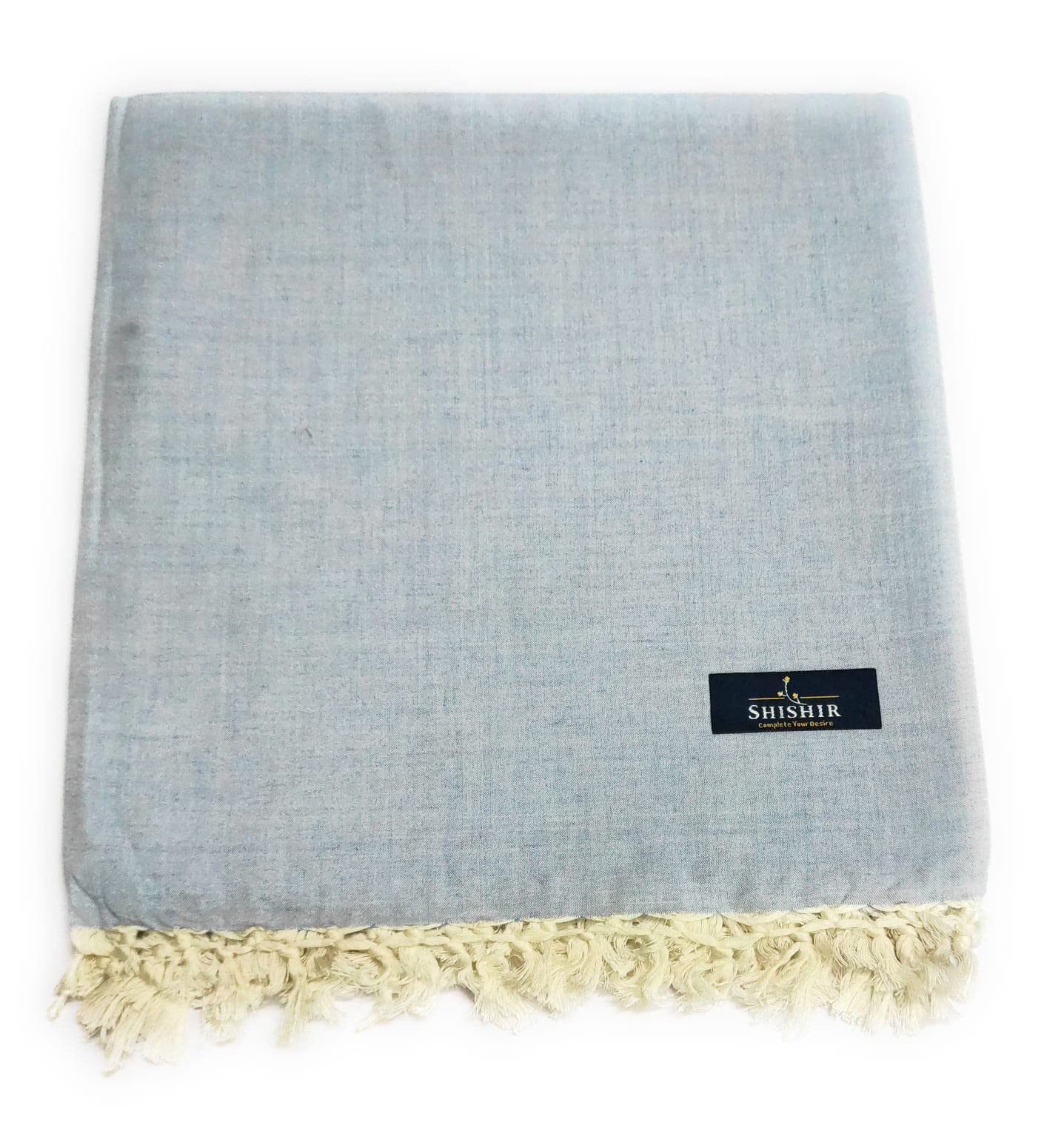 SHISHIR Bhagalpuri Organic Cotton Soft Silky Dull chadar Lite Blanket & Duvet (Single Size 52 * 94 inch)