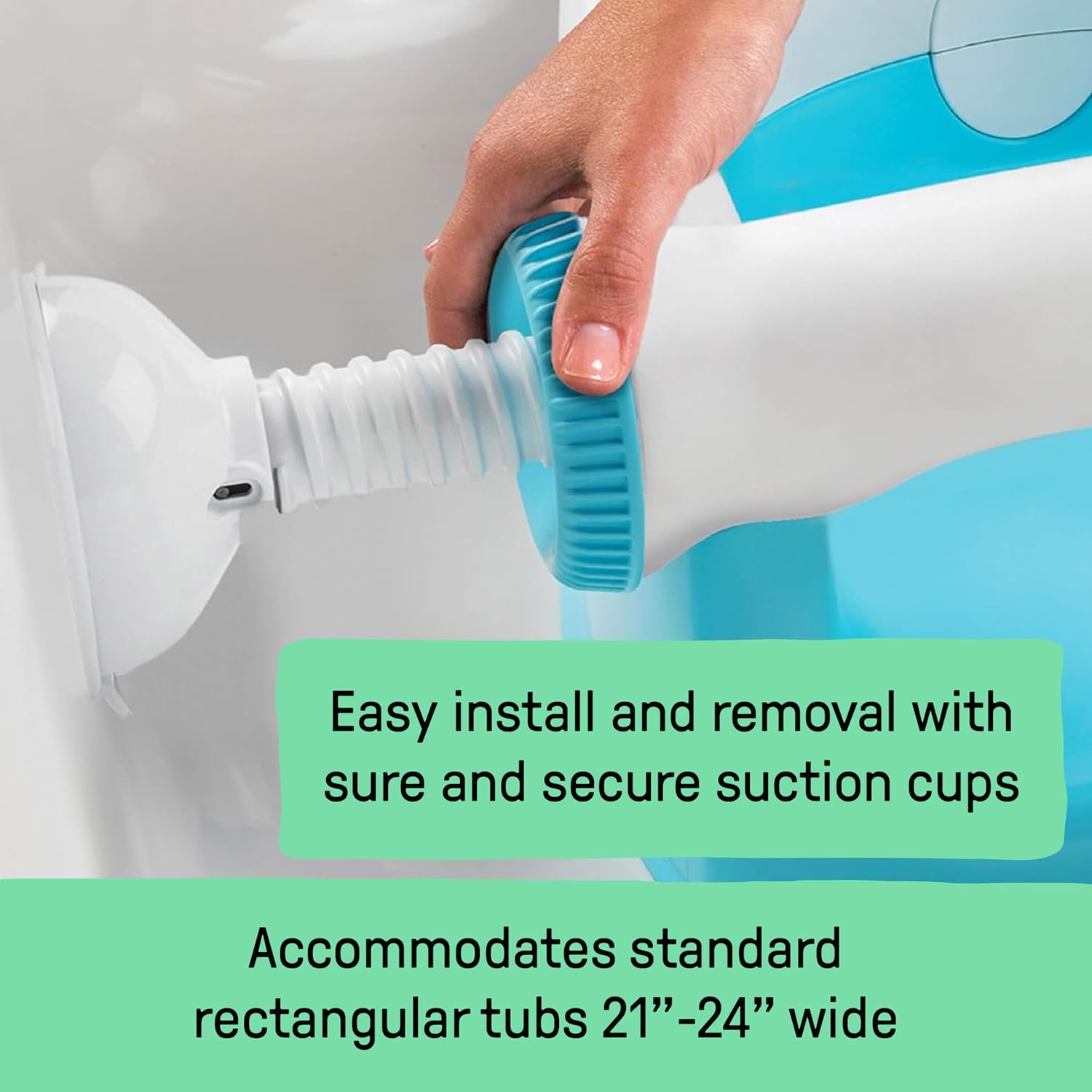 Ingenuity My Bath Seat for Sit-Up Baby Bathing, Sure & Secure Suction Cups, ASTM Safety Tested & Approved, Backrest for Assisted Sitting, Easy Setup & Storage, Pink