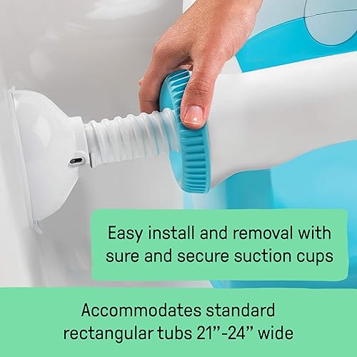 Miniatura 7 de Ingenuity My Bath Seat para Baño de Bebé que se Sienta, Ventosas Seguras y Firmes, Probado y Aprobado por Seguridad ASTM, Respaldo para Sentarse