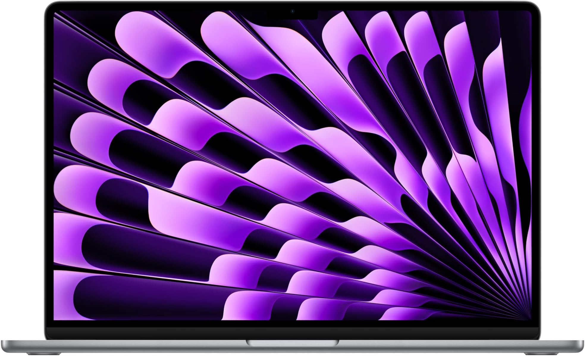 Apple 2024 MacBook Air with M3 chip, 15-inch, 16GB RAM, 256GB SSD, Space Gray (Renewed)