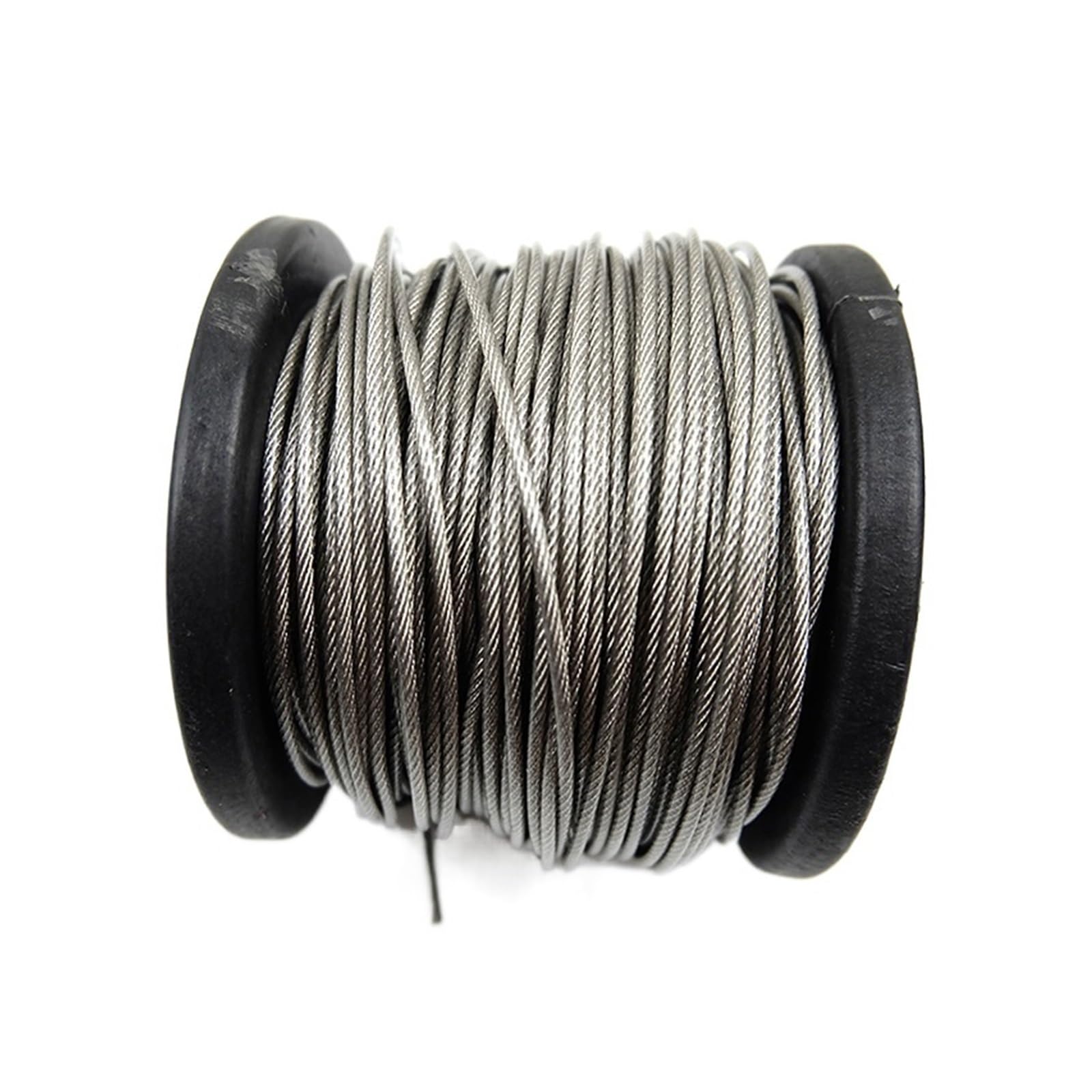 Cuerda de Alambre de Acero Flexible recubierta de PVC de 50 Metros, 0,5-3mm, Cable Suave, tendedero de Acero Inoxidable Transparente (Size : 50m, Color : 2mm)