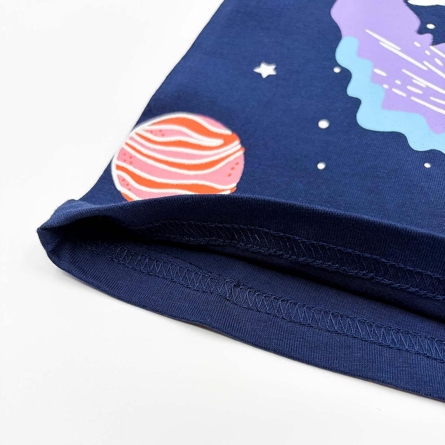 Toddler Boys T-Shirt Kids with Shark Astronaut Dinosaur Print Tee