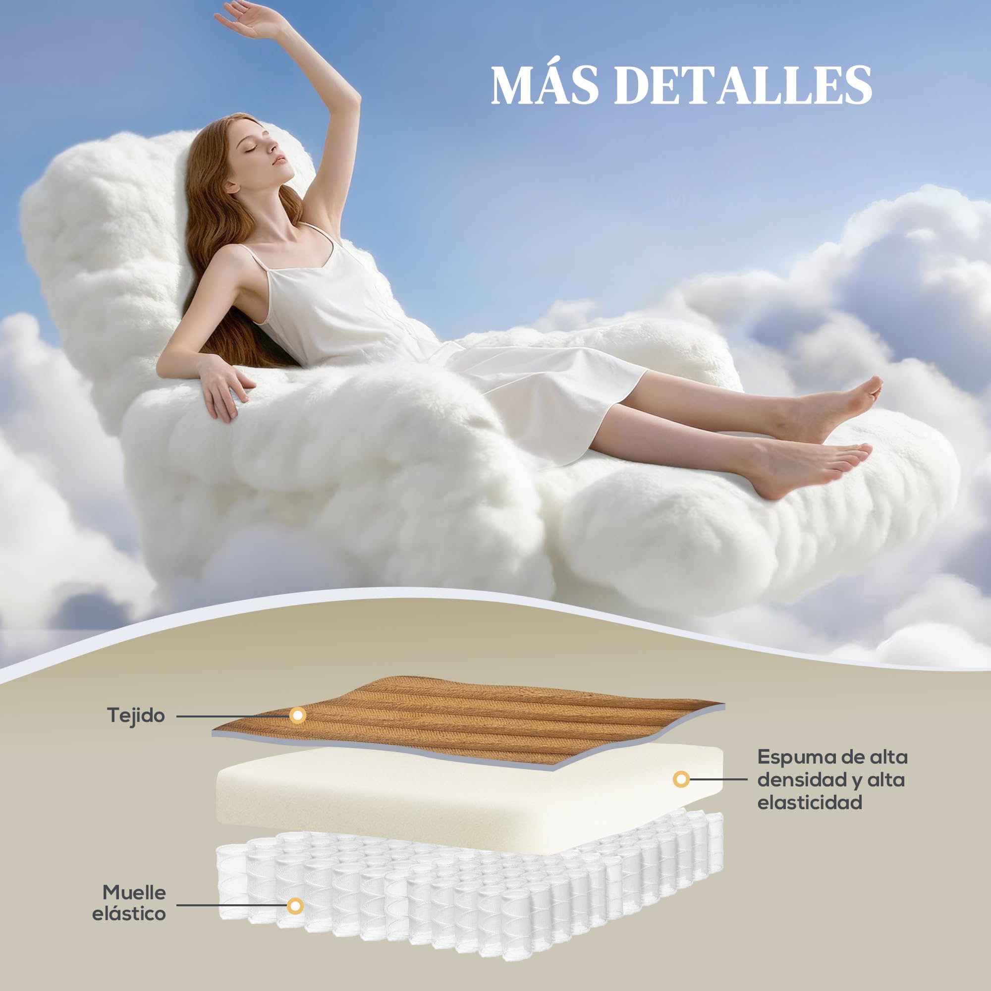 HOMCOM Poltrona Relax Reclinabile, Poltrona reclinabile Manuale, Imbottita in velluto a coste Installazione rapida, Poggiapiedi imbottito spesso, per soggiorno, camera da letto, ufficio, marrone
