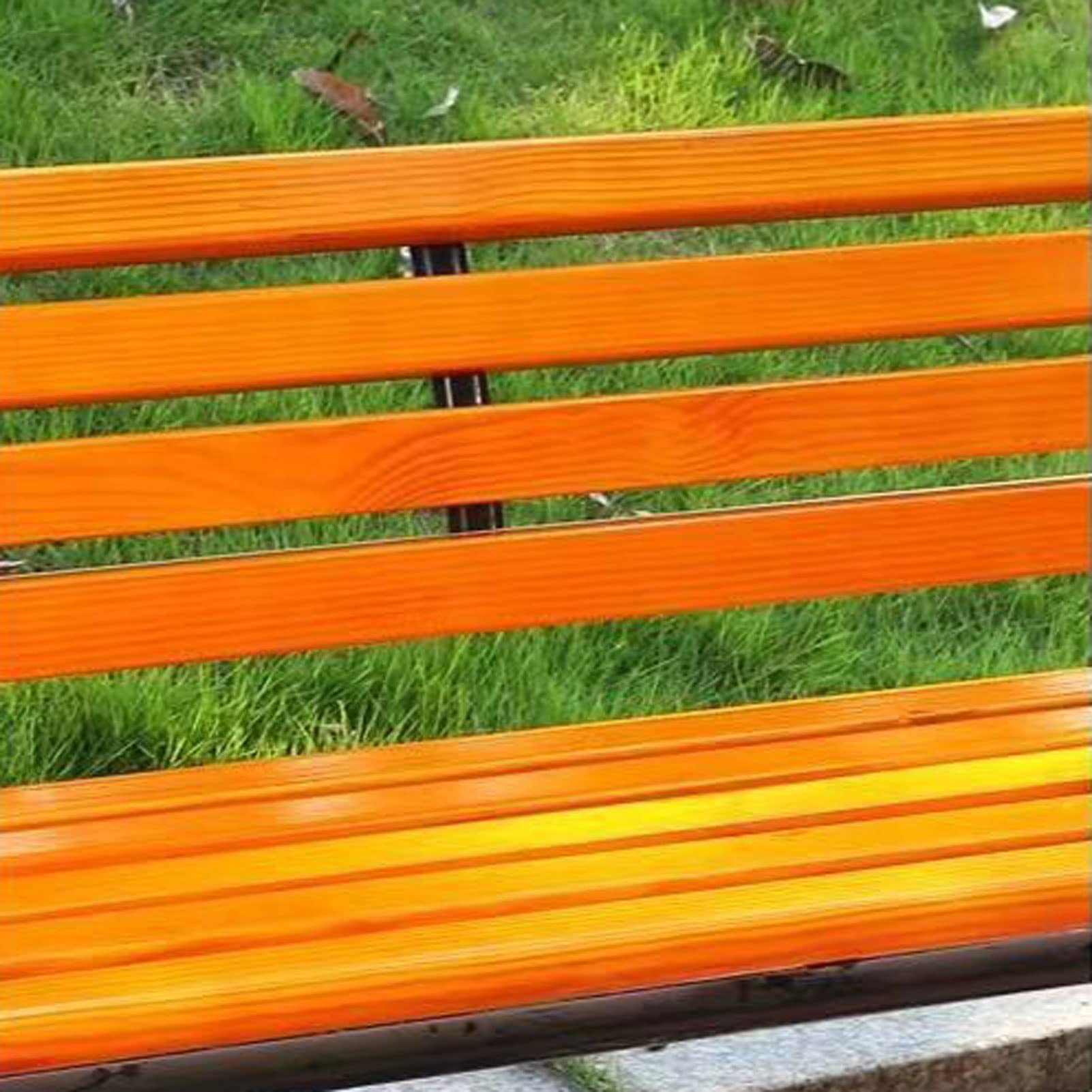 Amazon.co.jp: パティオ用公園ベンチ、木製2人掛け屋外ベンチ 