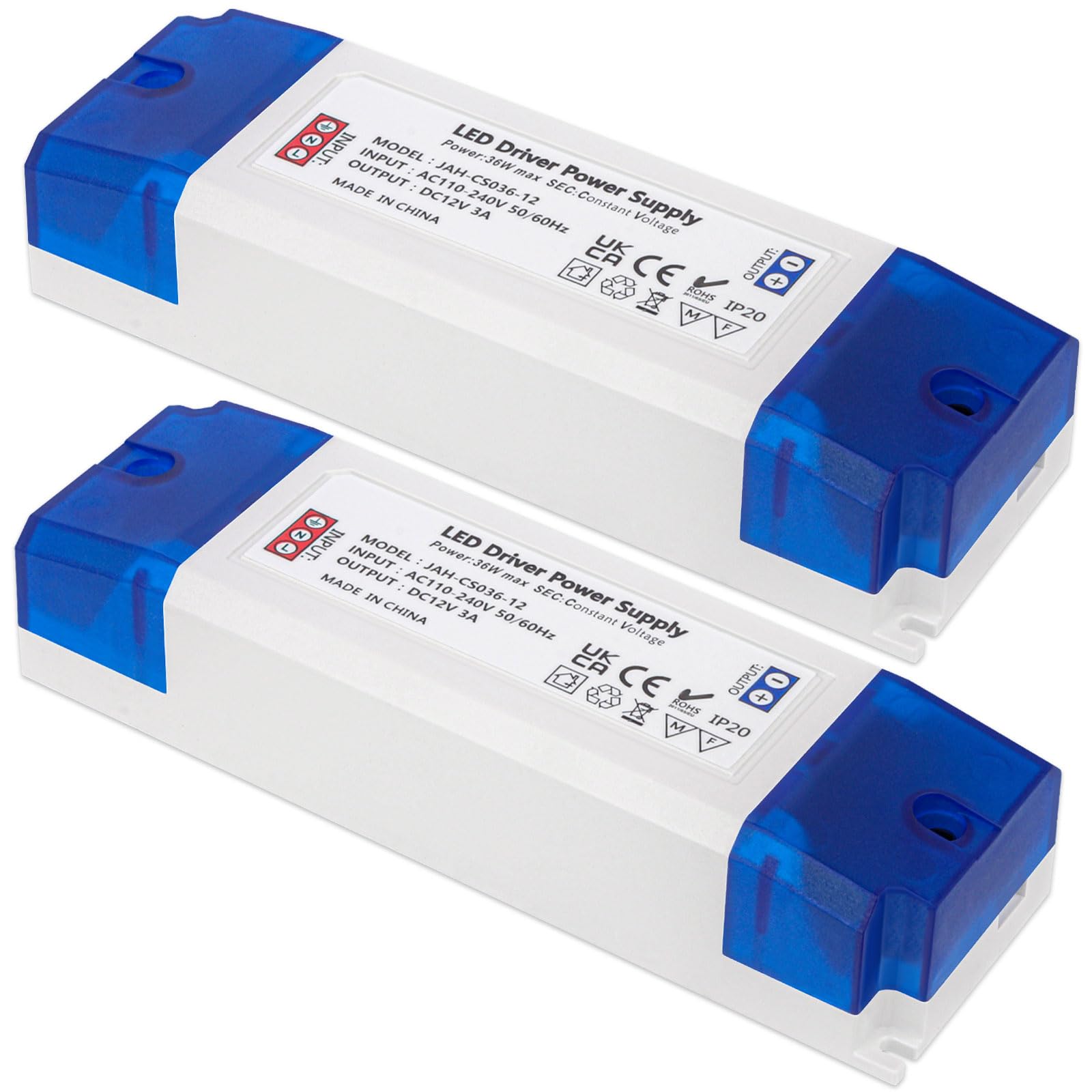 Cheopha 12V LED Power Supply 36W LED Driver 12VDC Power Supply